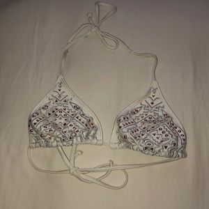 Target white bikini top